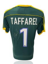 CLAUDIO TAFFAREL SIGNED BRAZIL 1998 WORLD CUP HOME SHIRT (ACG CERT AG17484)
