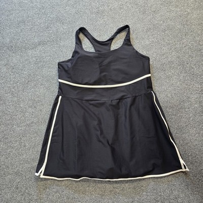 Old Navy Dress Womens Size 2X Black Powersoft Active Performance Tennis Skort