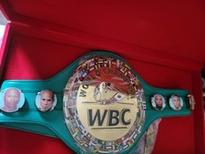 Floyd Mayweather signed WBC replica belt COMES WITH COA 