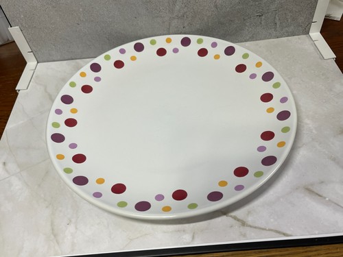 Simple Addition Polka Dots Pampered Chef - Dots Dinner Plate x1