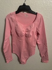 Bodysuit Size M ,Long Sleeve,Pink