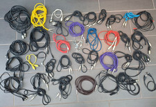 Audio Kabel Konvolut , Klinkenstecker mit Tas...