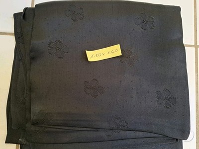 Taftfutter Stoff schwarz Acetat 1,60x1,50m  insich gemustert 