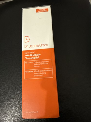 #ad Dr Dennis Gross AHA BHA Daily Cleansing Gel 7.5 oz 225mL NEW $22.00