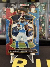 2025 Panini Select Keandre Lambert-Smith Tri-Color Prizm RC /399 Chargers