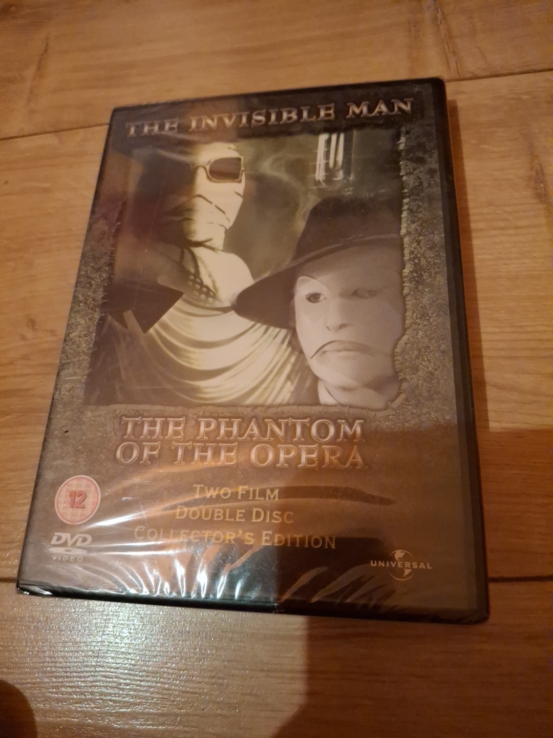 The Invisible Man / Phantom Of The Opera (DVD 2 Film Set) NEW SEALED UK REGION 2