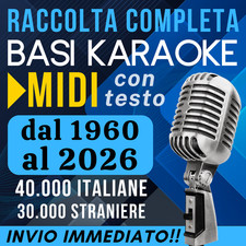 COMPLETE COLLECTION Bases for KARAOKE MIDI with Text UPDATED 2026 Email