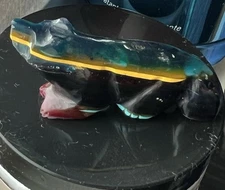 Zuni Bear Fetish David Chavez *SIGNED* Heartline F1736