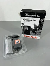 SanDisk Clip Sport Go 32GB MP3 Player Wearable Music Player Tested Works