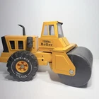 Vintage 1970s Mighty Tonka Road Roller #3910 Orange HQ Truck Vehicle XMB-975 16”