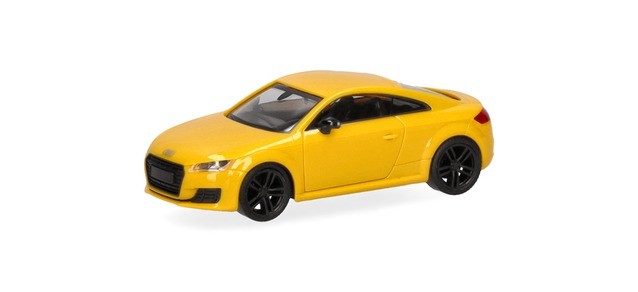 Herpa 028356-002 - 1/87 Audi TT Coupé, Vegas Yellow/Black - New