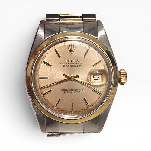 Rolex Datejust 36 mm Two Tone Champagne Oyster Automatic Watch...