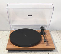 PRO-JECT E1 Phono Belt drive WALNUT look Hi-Fi turntable record player RIAA amp