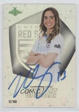 2022 Parkside NWSL Signature Series Foil Board 12/100 Morgan Gautrat Auto 2o7