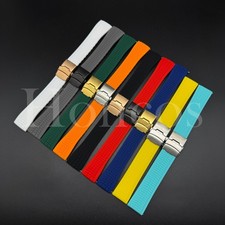 20 22 MM Rubber Aquanaut Replacement Watch Band Strap Quick Release Fits Michele