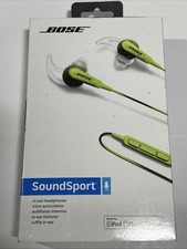 BOSE SoundSport in-ear headphones Green Wired Apple
