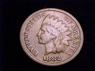 1882 Indian Head Cent, Very Good Grade