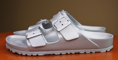 Birkenstock Arizona Essentials EVA Sandals in Metallic  display picture 1