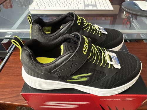 Skechers Jungen GO Run 400 V2 - Goltran schwarz/gelb Gr: 3 (405095L/BKYL) - Bild 8 von 16