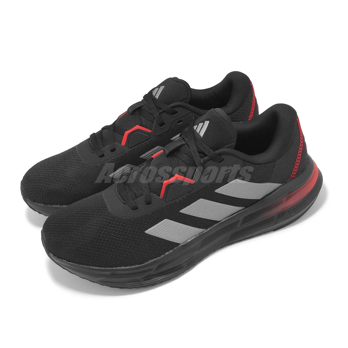 Adidas Mens Galaxy 3 Running Shoes Sneakers 9.5 Black Cloudfoam Ortholite adidas Galaxy 3 Black | eBay main image 2