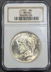 1923 Silver Peace Dollar $1 NGC MS64 OLD HOLDER! Old Glory C&C Weekly 1c Auction