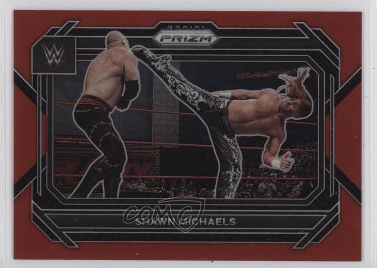2023 Panini Prizm WWE Red Prizm 84/299 Shawn Michaels #79 5i3