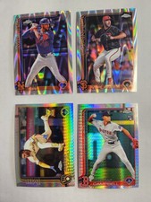2025 Topps Chrome - base parallels - Raywave (RW) and Prism (P) refractors