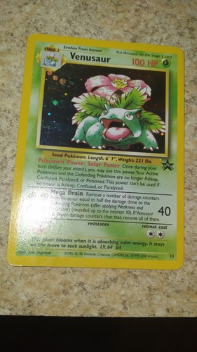Pokemon TCG Card Venusaur Black Star Promo Card Holo