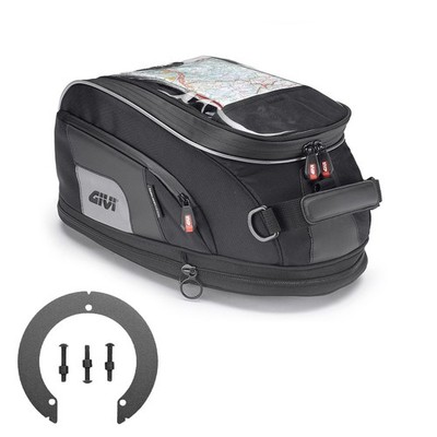 GIVI Tankrucksack XS307Y + Flansch BENELLI LEONCINO 500 2024 2025 Schwarz 15 LT