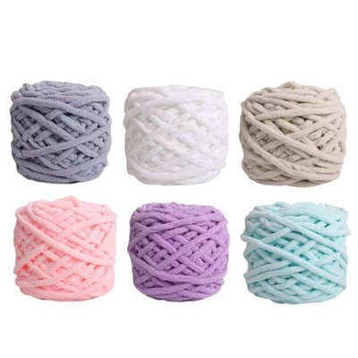 Grobes Chenille Garn Sperrgarn für Strickdecken Kissen Dekokissen
