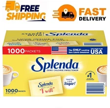 Splenda Zero Calorie Sweetener Packets, 1,000 ct.
