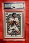 Drake Maye Patriots 2024 LEAF QB KINGS Trading Card Signed Autographed PSA