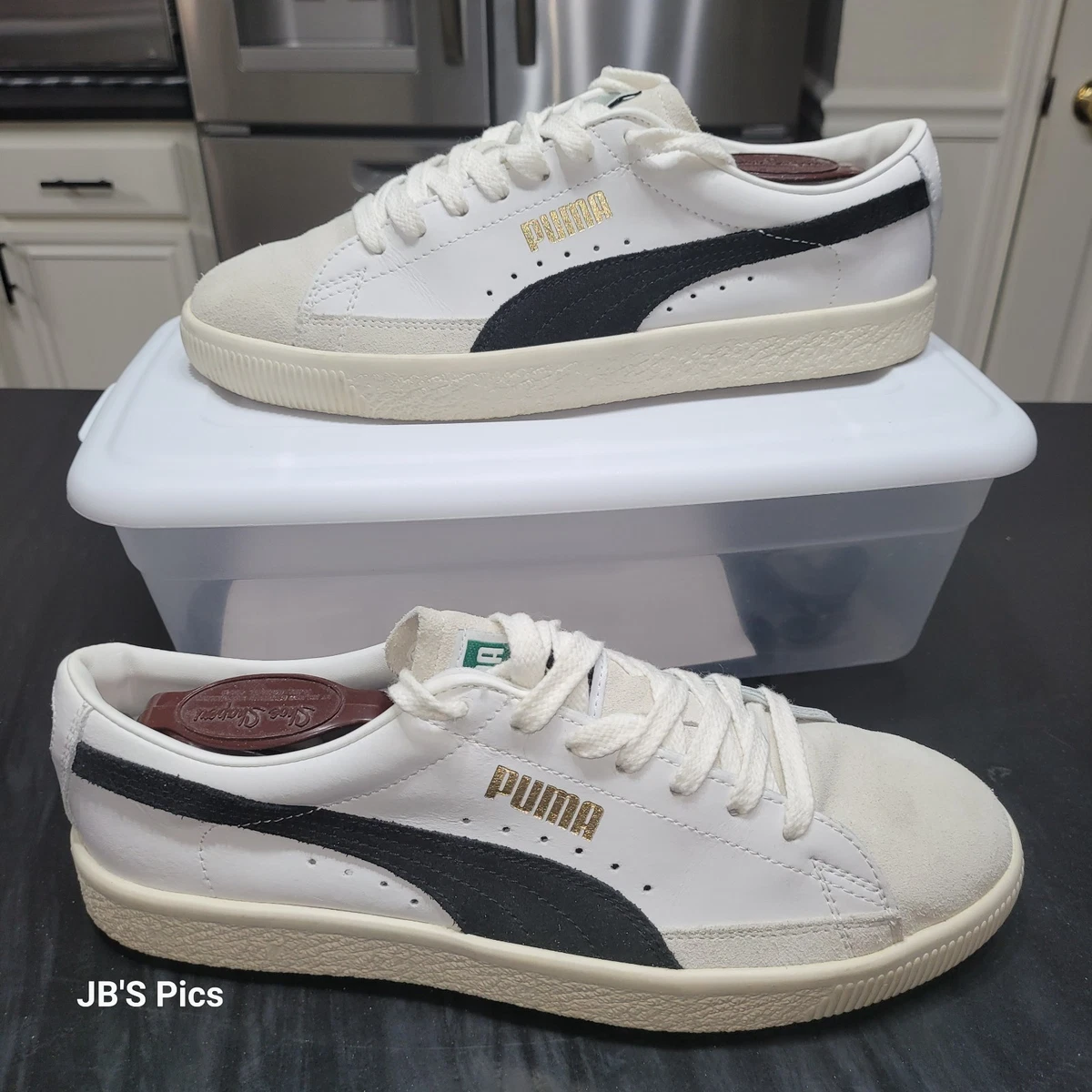 Puma Basket Vintage Black White for sale | eBay