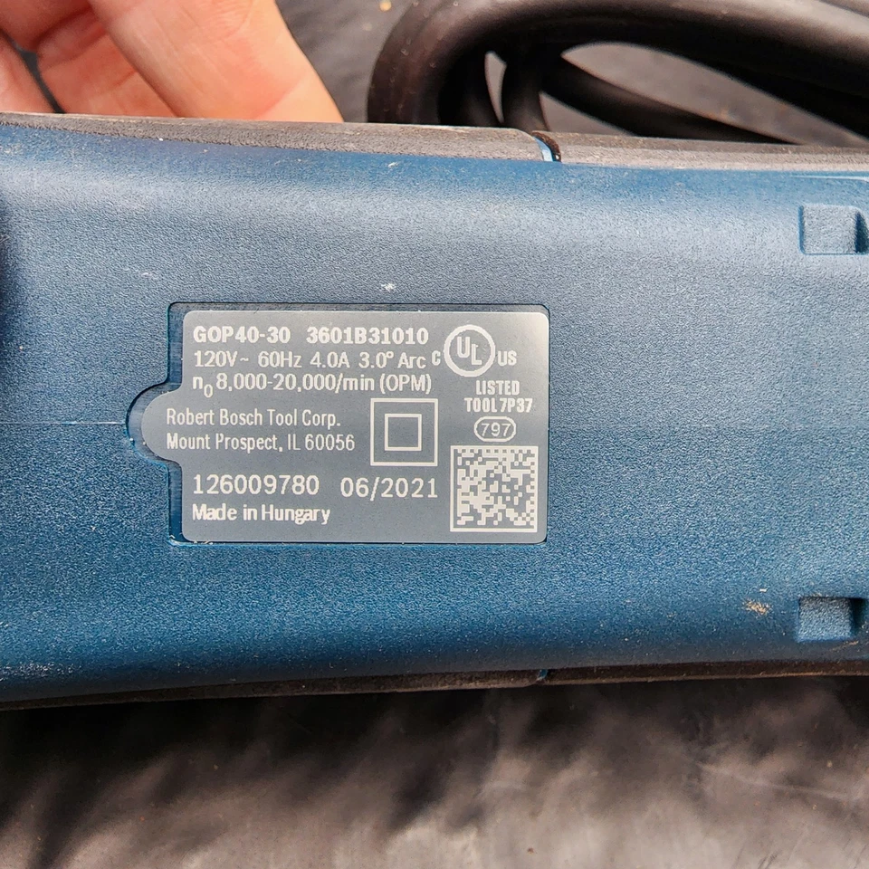 New Bosch GOP40-30 110V 400W Professional Starlock MultiCutter Tool Corded - Image 3 of 4