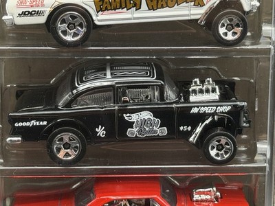 Hot Wheels Gassers 5 Pack New in Chevy Bel Air NOVA Comet Cyclone New