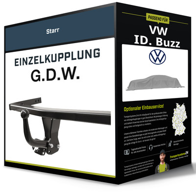 Starre Anhängerkupplung für VW ID. Buzz 05.2022-jetzt Typ EBB / EBJ G.D.W. NEU