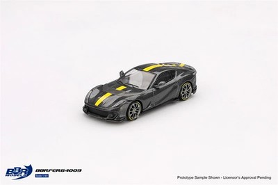 1/64 Ferrari 812 Competizione 2021 Grigio Grey Model Car by BBR