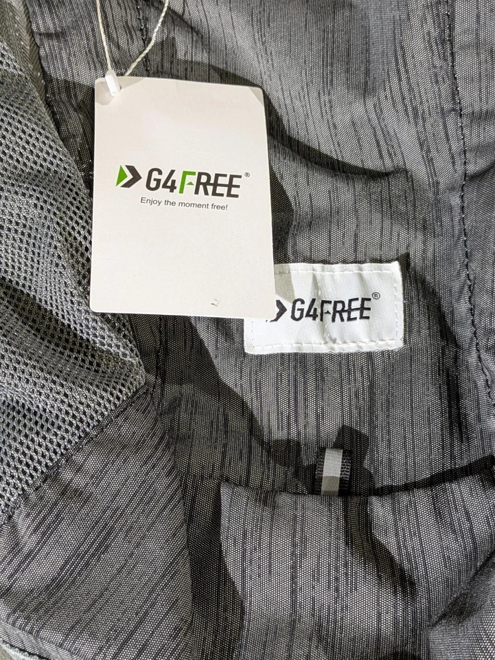 Mochila de Día Ligera Embalable G4Free Gris Plegable Viaje Senderismo Aire Libre Foto 2 de 4