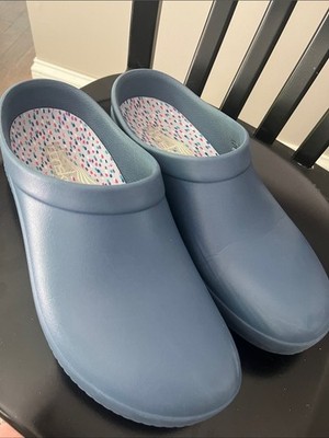 Dansko Kaci Occupational Women s Blue Slip-On Clogs Slip Resistant Sz 42