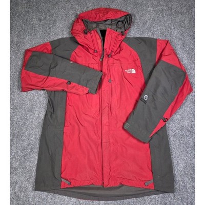 The North Face Summit Series Jacket Mens XL Red Weatherproof XCR Hooded Shell