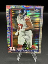 2025 Topps Chrome Dexter Lawrence II Pulsar Refractor #230 Giants