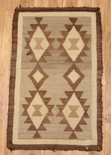 Small Antique Western Navajo Native American Indian Wool Rug Weaving NO RESERVE