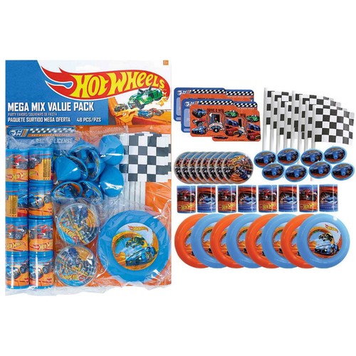 Hot Wheels Wild Racer Party Favours Value Mega Mix Favours Toys (pack of 48) - Picture 1 of 1