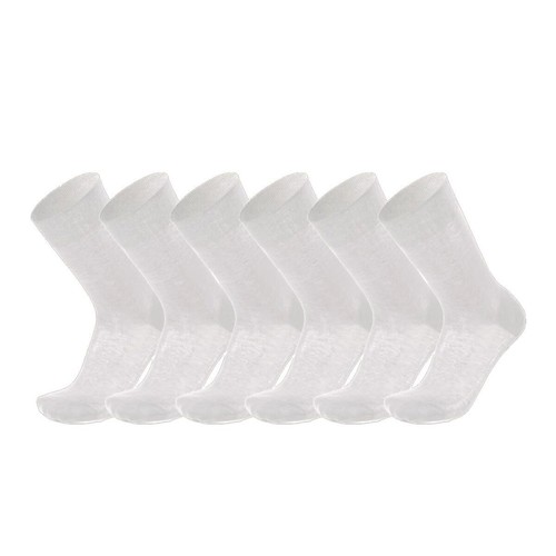 6 Paia Calza Corta Uomo Rasata Rimagliata,Filo di Scozia CHIFFON PUNTO - Foto 6 di 11