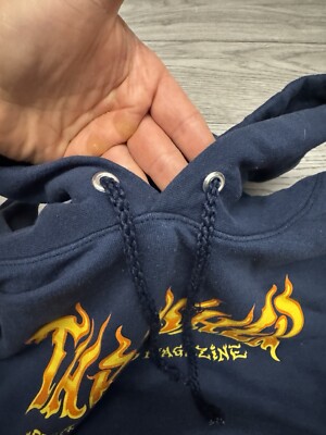 レア商品 90's THRASHER MAGAZINE ネイビー スウェット 楽天市場】90s THRASHER Diamond Logo Sweat Hoodie 紺 L
