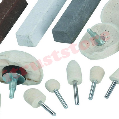 Kit de barras compuestas de rueda de pulido tampón pulido pulido pulido de aluminio de 14 piezas - Imagen 1 de 3