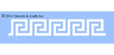 GREEK KEY STENCIL BORDER ROMAN STENCILS PATTERN TEMPLATE PAINT CRAFT ART NEW 