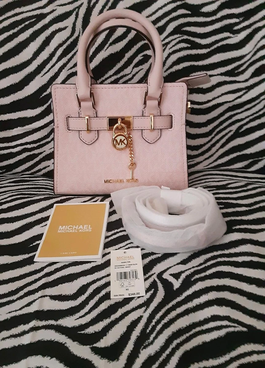 Michael Kors RARE RETIRED STYLE SO DARN CUTE TINY PINK CROSSBODY