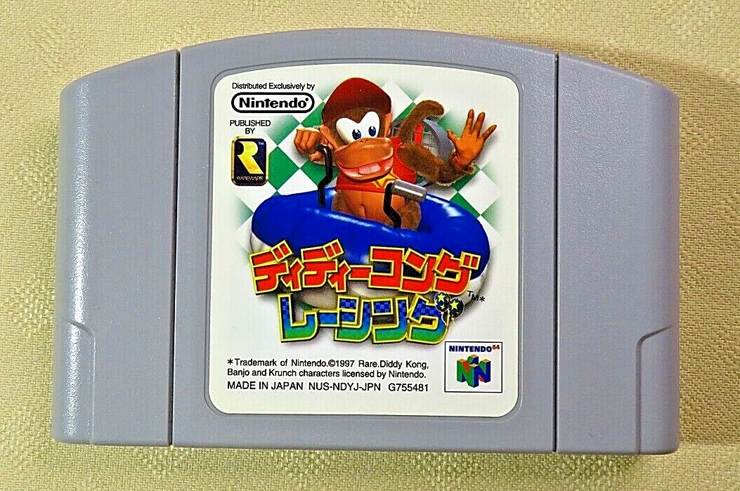 Diddy Kong Racing 1 Nintendo 64 n64 tested authentic