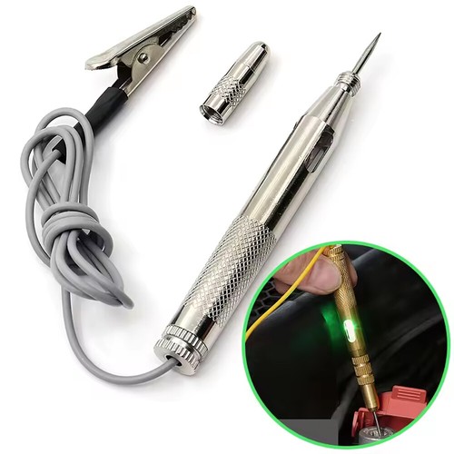 Test Lamp Automotive Voltage Tester Current Metal Car Truck 6V 12V 24V ATO Tools